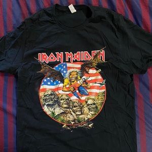Iron Maiden 2019 tour tee size large